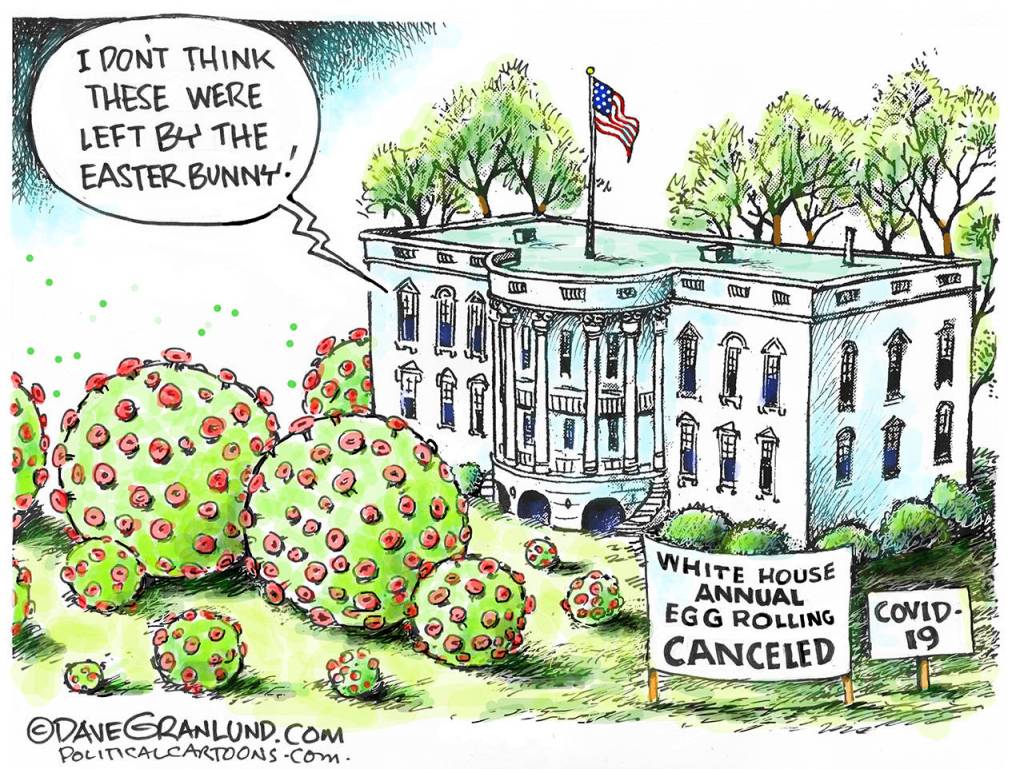 Editorial cartoons for Thursday, April 9