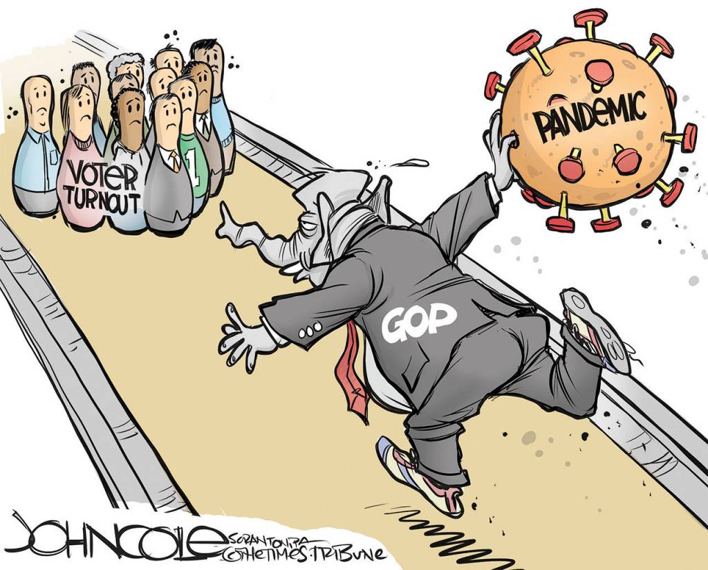 Editorial cartoons for Thursday, April 9