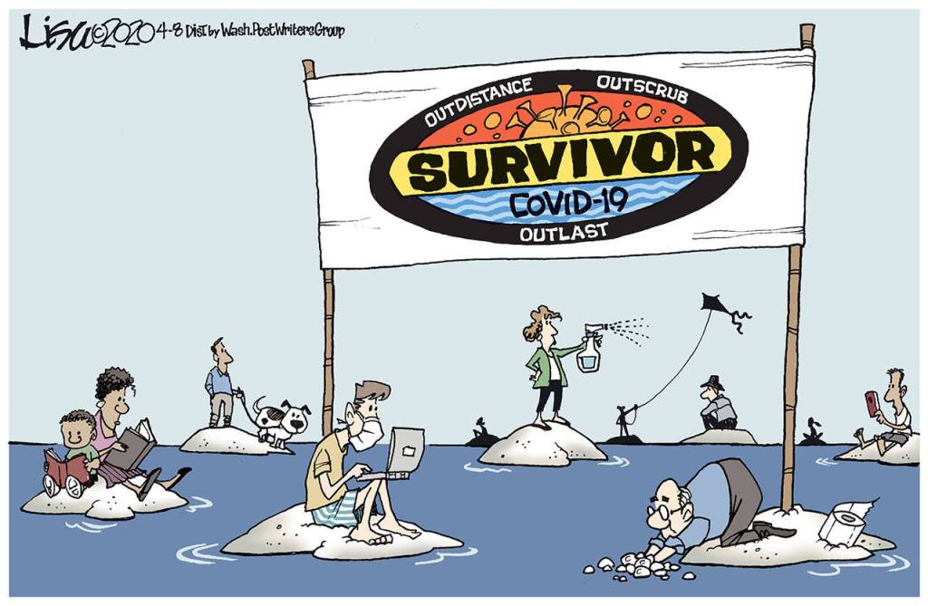 Editorial cartoons for Thursday, April 9