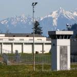 The Monroe Correctional Complex on Thursday. Inmates disrupted operations Wednesday night after six inmates tested positive for COVID-19. (Kevin Clark / The Herald)