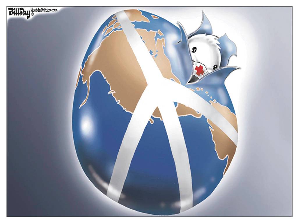 Editorial cartoons for Easter Sunday, April 12