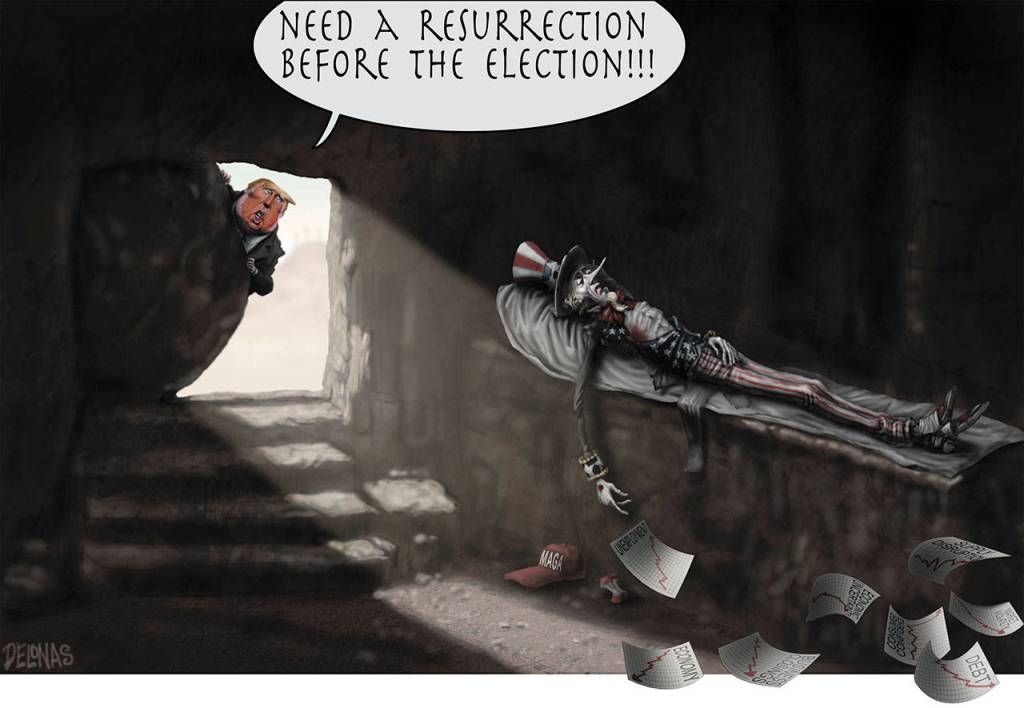 Editorial cartoons for Saturday, April 11