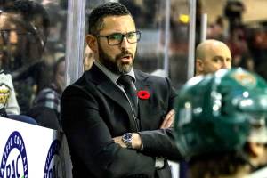 Everett Silvertips coach Dennis Williams was named the WHLs Western Conference Coach of the Year. (Kevin Clark / The Herald)
