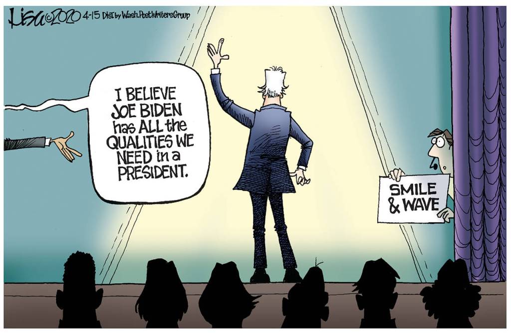 Editorial cartoons for Thursday, April 16