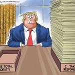 Editorial cartoons for Thursday, April 16