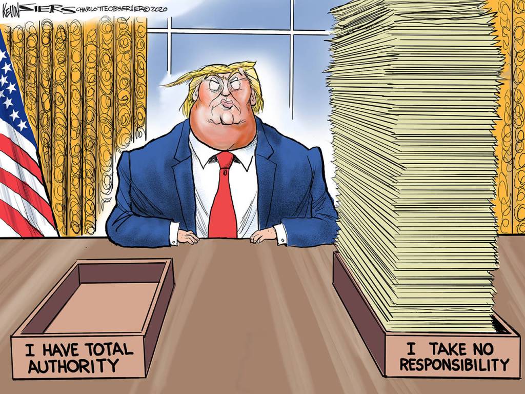 Editorial cartoons for Thursday, April 16
