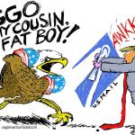 Editorial cartoons for Thursday, April 16