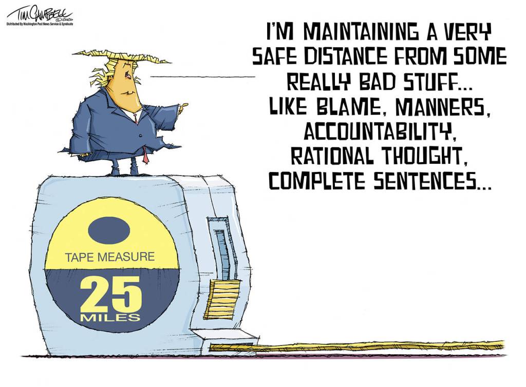 Editorial cartoons for Monday, April 20