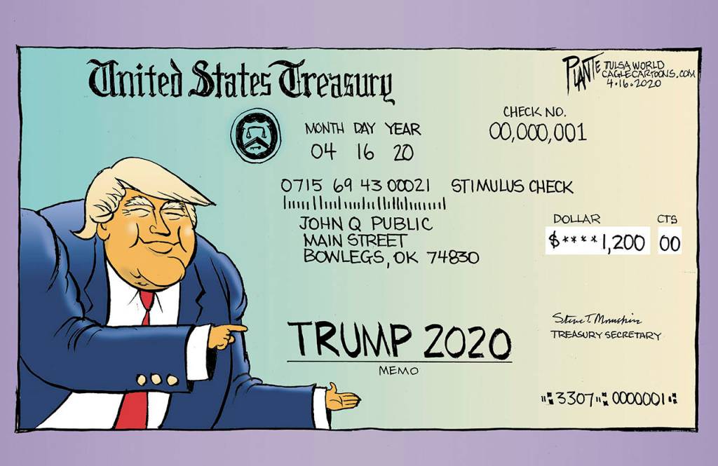 Editorial cartoons for Monday, April 20