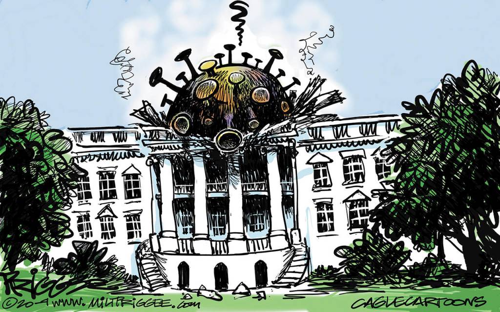 Editorial cartoons for Monday, April 20