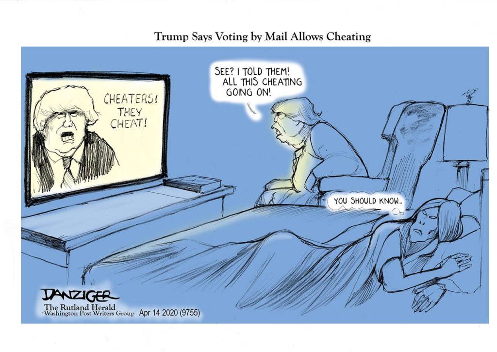 Editorial cartoons for Monday, April 20