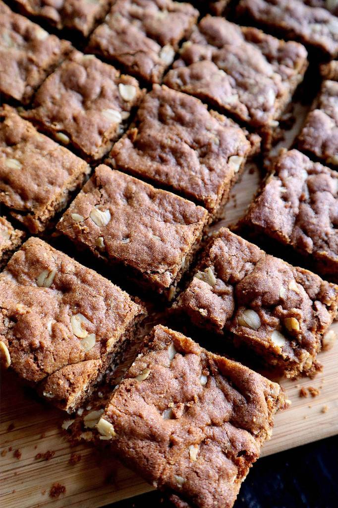 A snack that combines protein carbs and fat  such as these ginger and molasses energy bars  help you feel satiated when youre stress eating. (Gretchen McKay/Pittsburgh Post-Gazette)