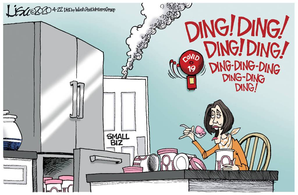 Editorial cartoons for Thursday, April 23