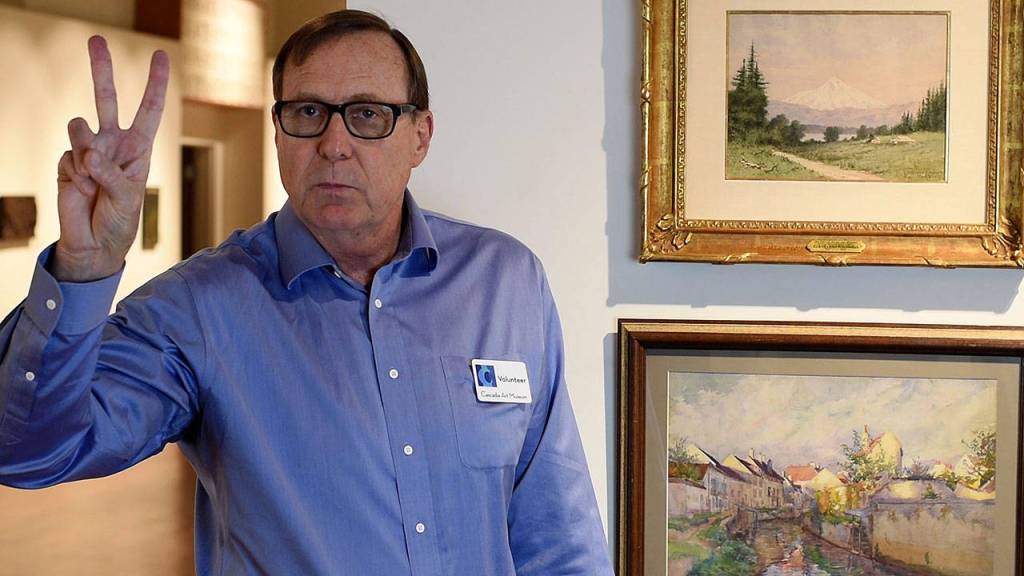 Museum docent Tom Hanrahan gives a 5-minute virtual tour of the Cascadia Art Museum via a Virtual Visits video. (Leigh Ann Gilmer)