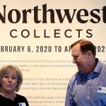 Leigh Ann Gilmer                                Museum docents Shelley and Tom Hanrahan talk about a few of the paintings on exhibit in Northwest Collects during a Virtual Visits video.