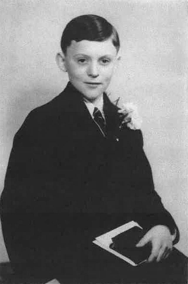 George Stocker, the oldest victim of the coronavirus in Snohomish County, as a young boy. (Family photo)