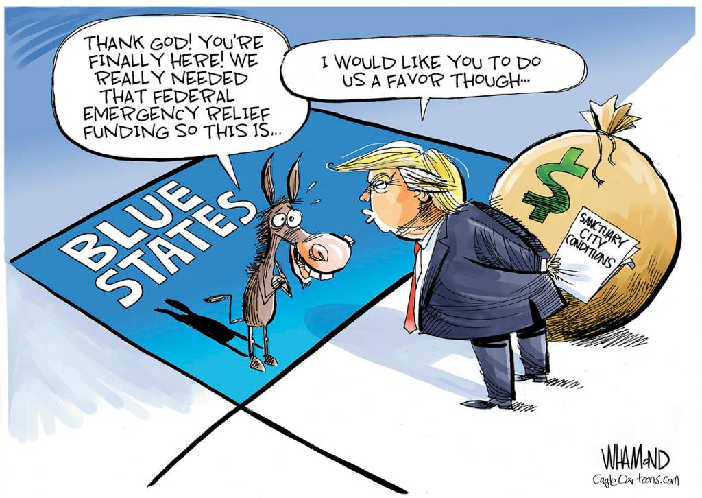 Editorial cartoons for Friday, May 1