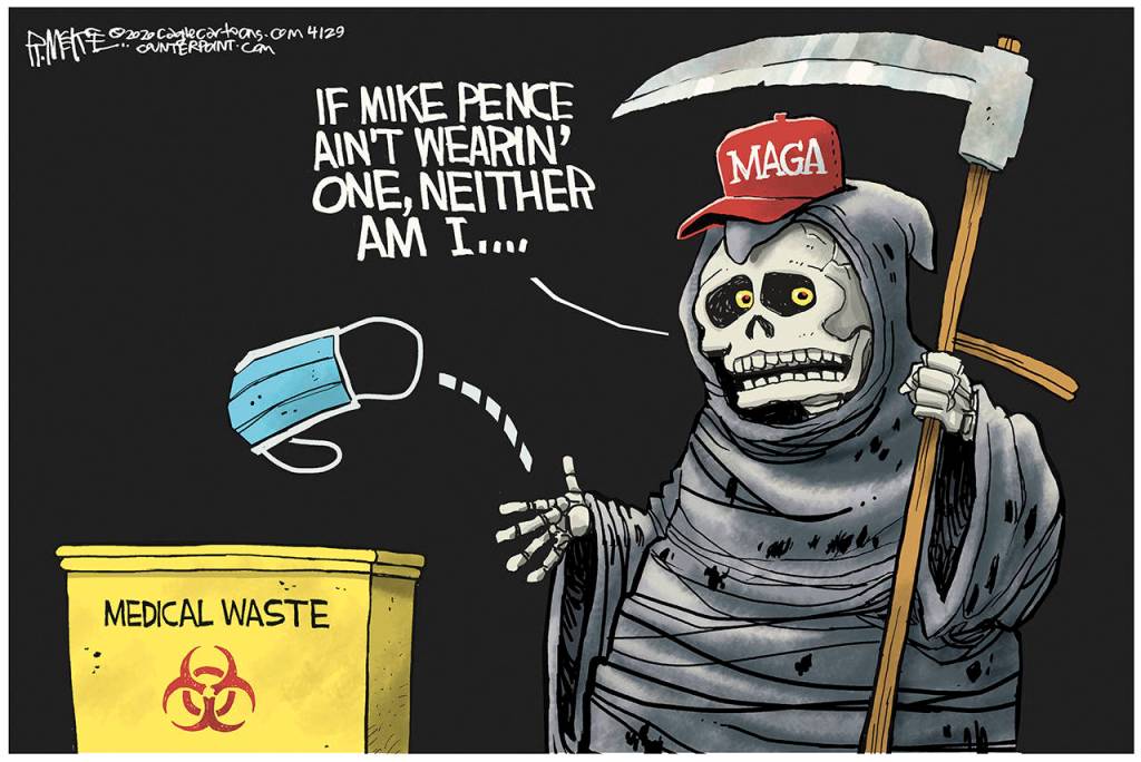 Editorial cartoons for Friday, May 1