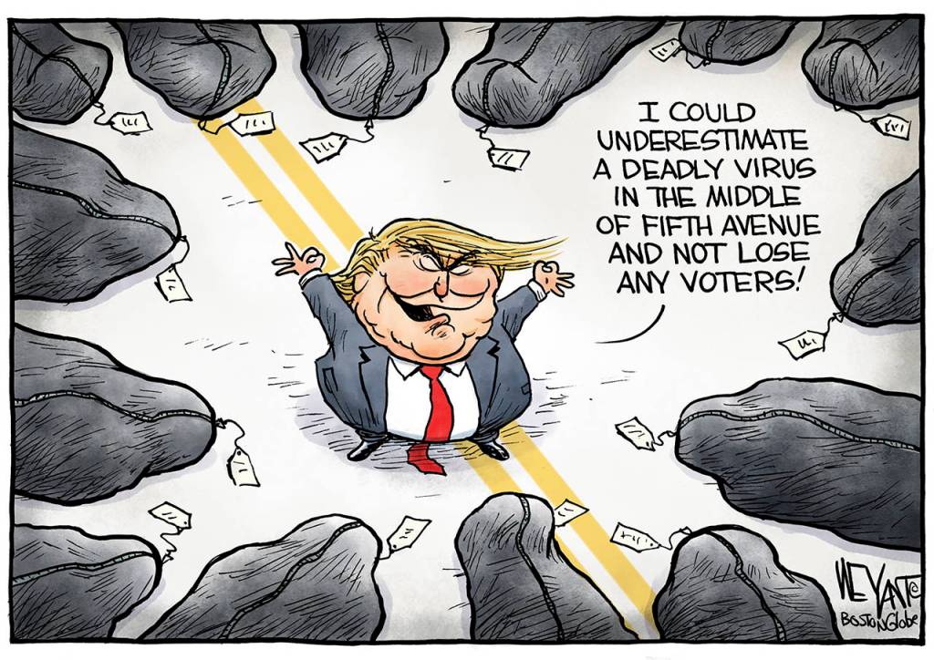 Editorial cartoons for Saturday, May 2