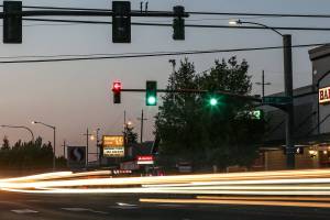 Traffic’s thin but we’re still waiting for the light to change