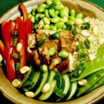 This Asian bowl is a fast, colorful and tasty dish for Mothers Day. (Linda Gassenheimer)