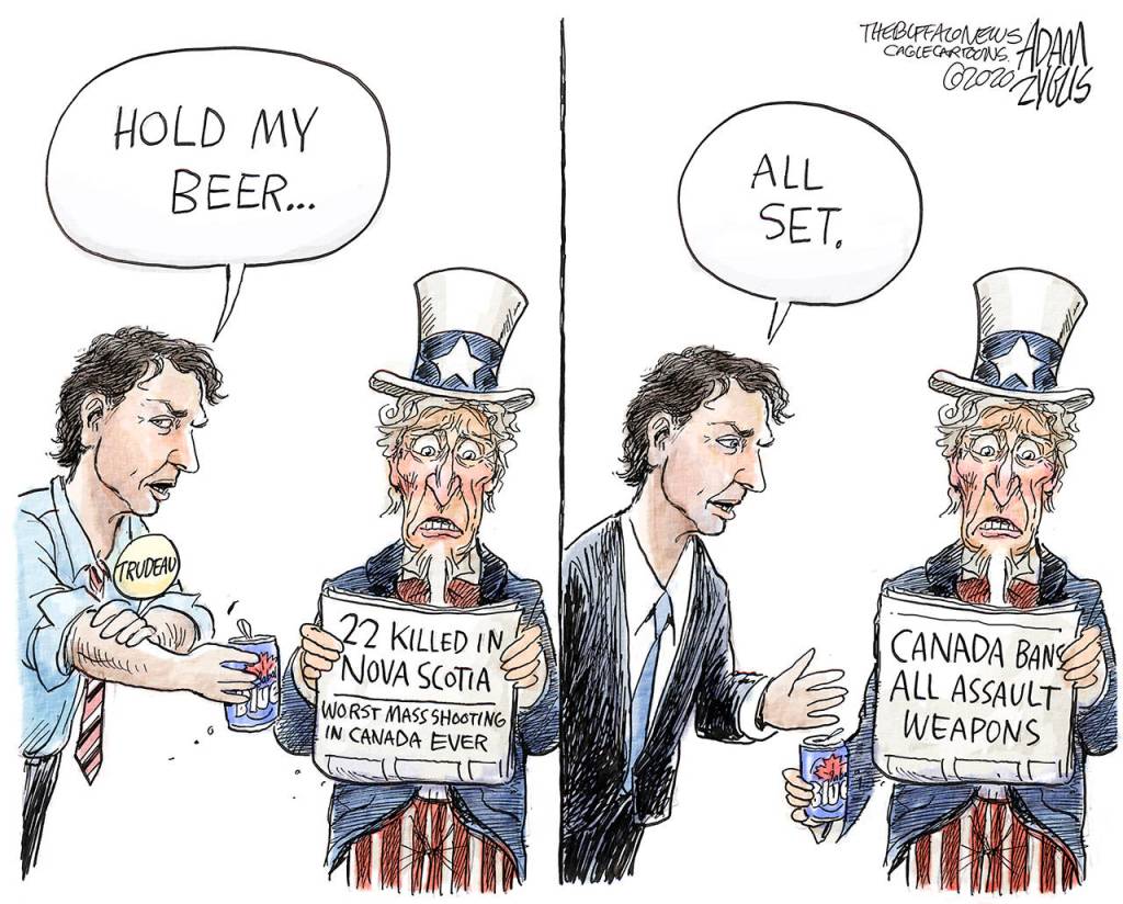 Editorial cartoons for Tuesday, May 5