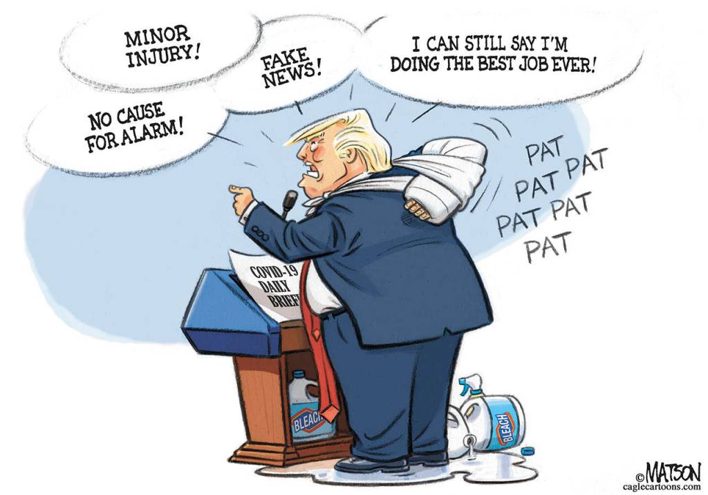 Editorial cartoons for Tuesday, May 5