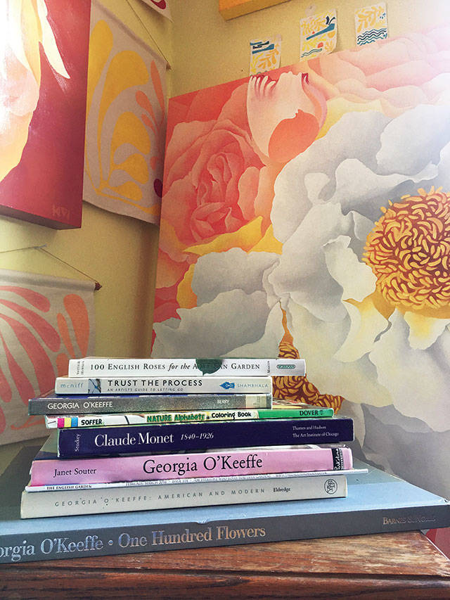 Kimberly Mattsons influences include Georgia OKeefe and Claude Monet. (Kimberly Mattson)