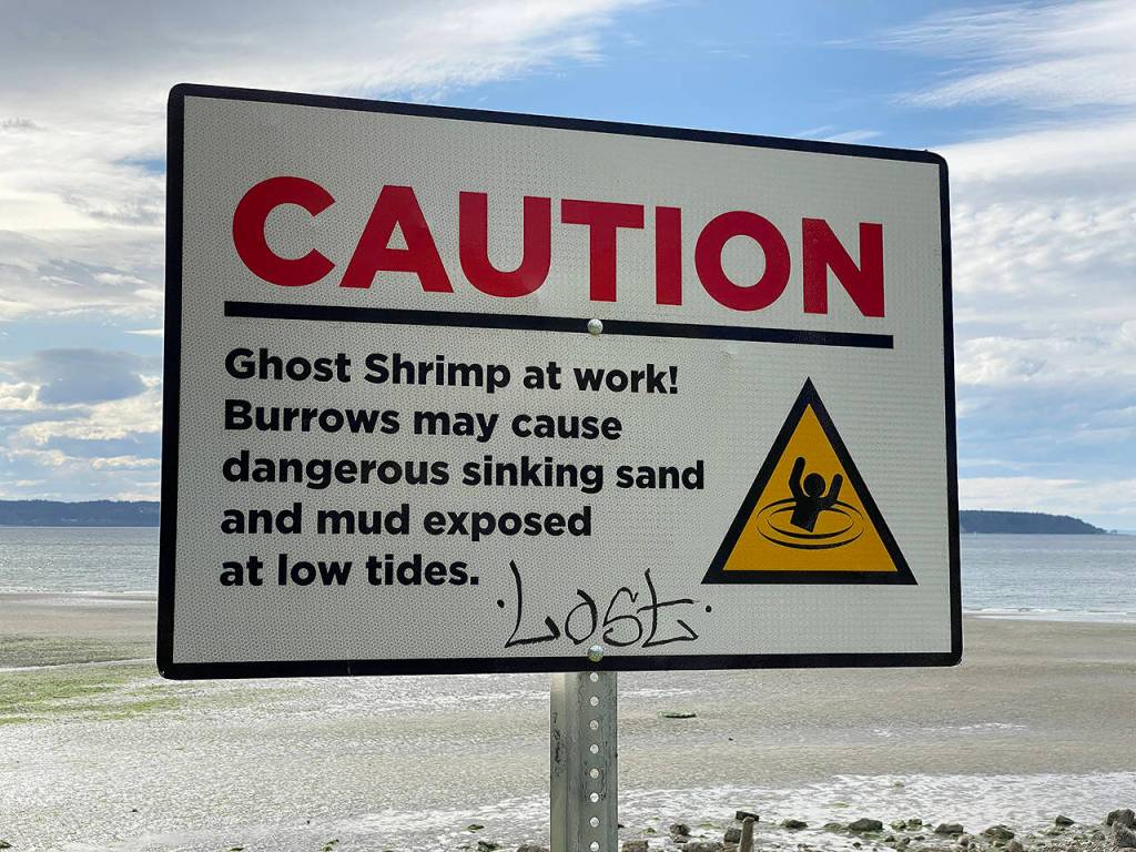 Warning sign, life-ending vortex. (Sue Misao / The Herald)