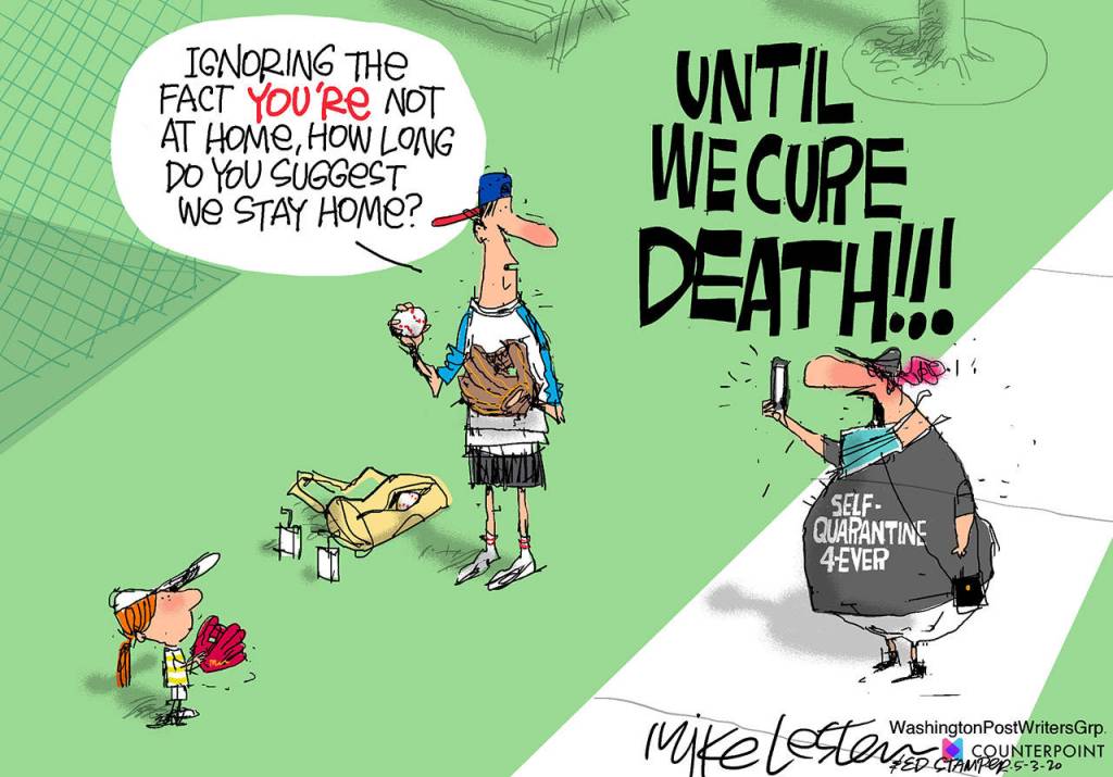 Editorial cartoons for Friday, May 8