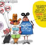 Editorial cartoons for Friday, May 8