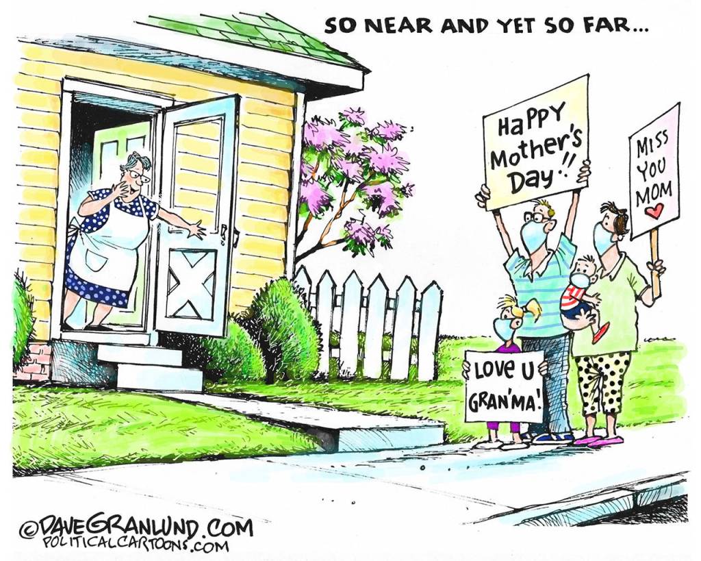 Editorial cartoons for Mother’s Day, Sunday, May 10