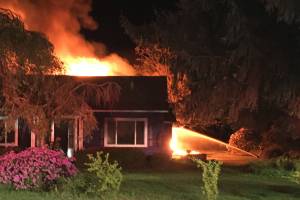 No injuries, but Lake Stevens home destroyed in fire