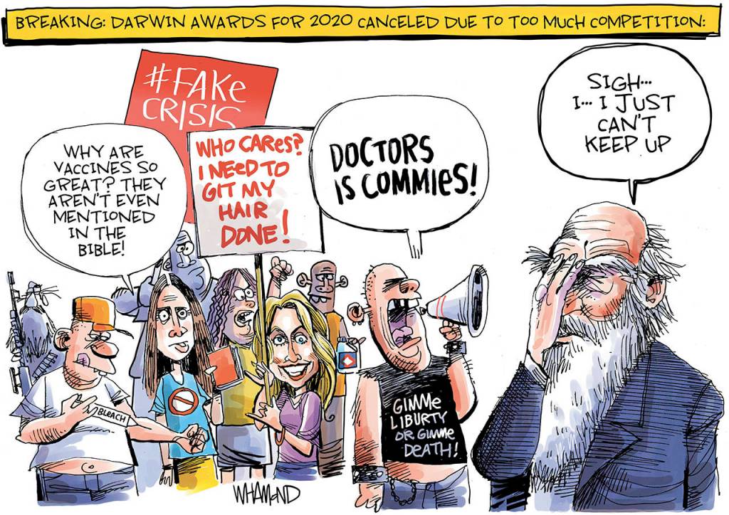 Editorial cartoons for Friday, May 15