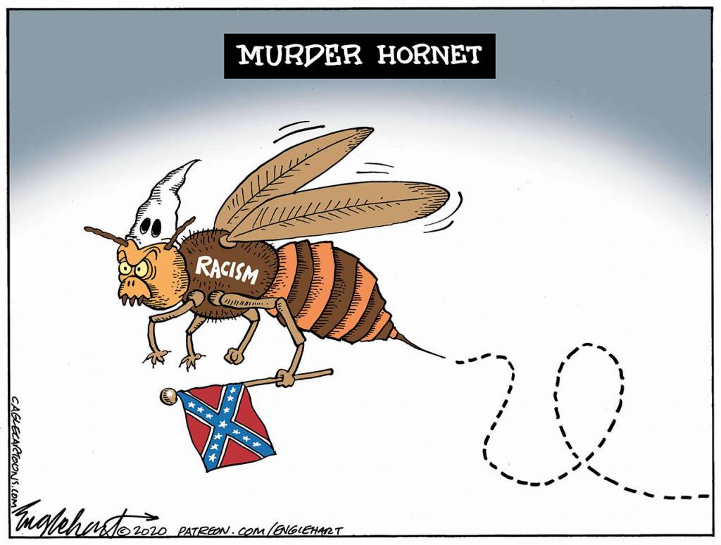 Editorial cartoons for Monday, May 18