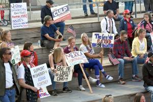 200 Snohomish County protestors rally against COVID order