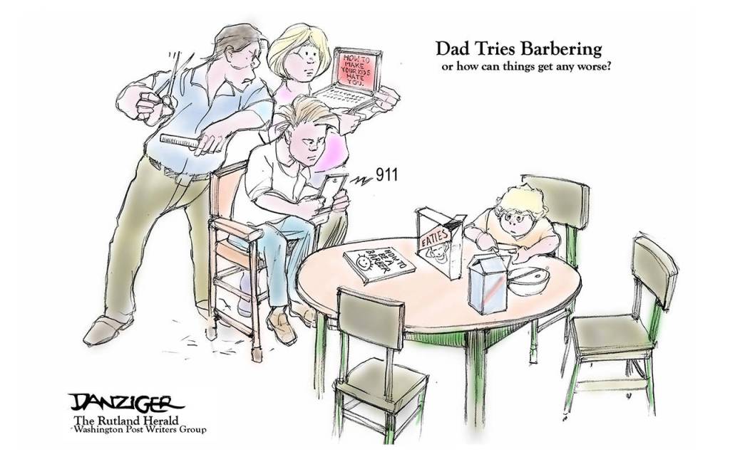 Editorial cartoons for Tuesday, May 19