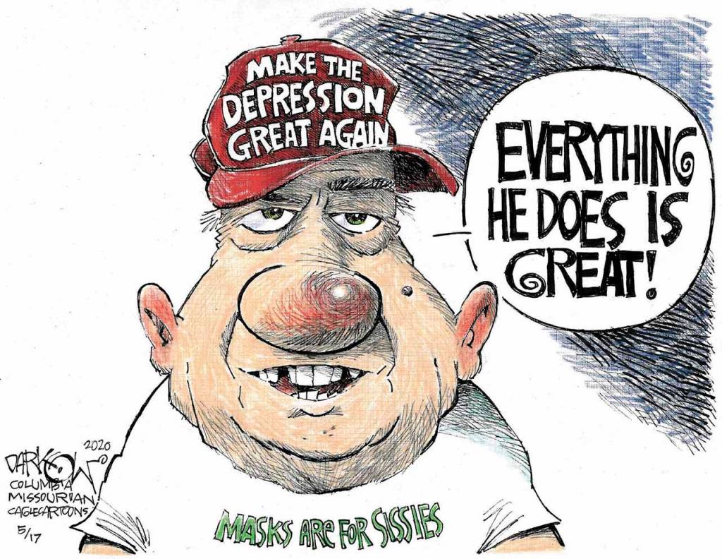 Editorial cartoons for Tuesday, May 19