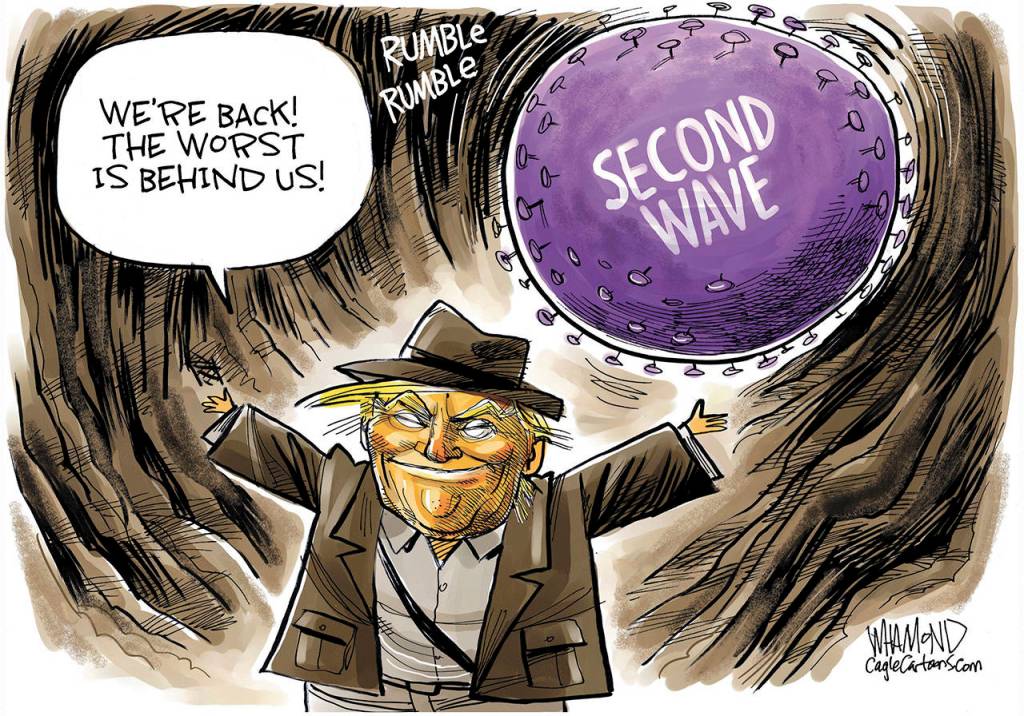 Editorial cartoons for Tuesday, May 19