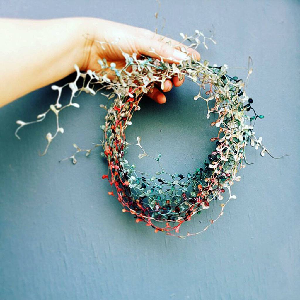 The Everett artist makes necklaces, earrings, bracelets, rings, hairpins and crowns. (VERSO)