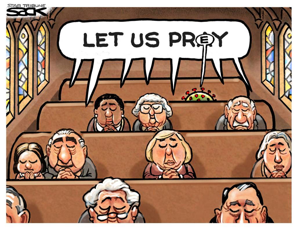Editorial cartoons for Sunday, May 24