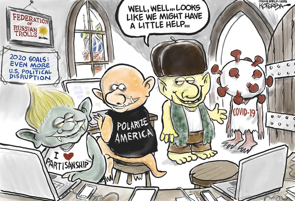 Editorial cartoons for Sunday, May 24