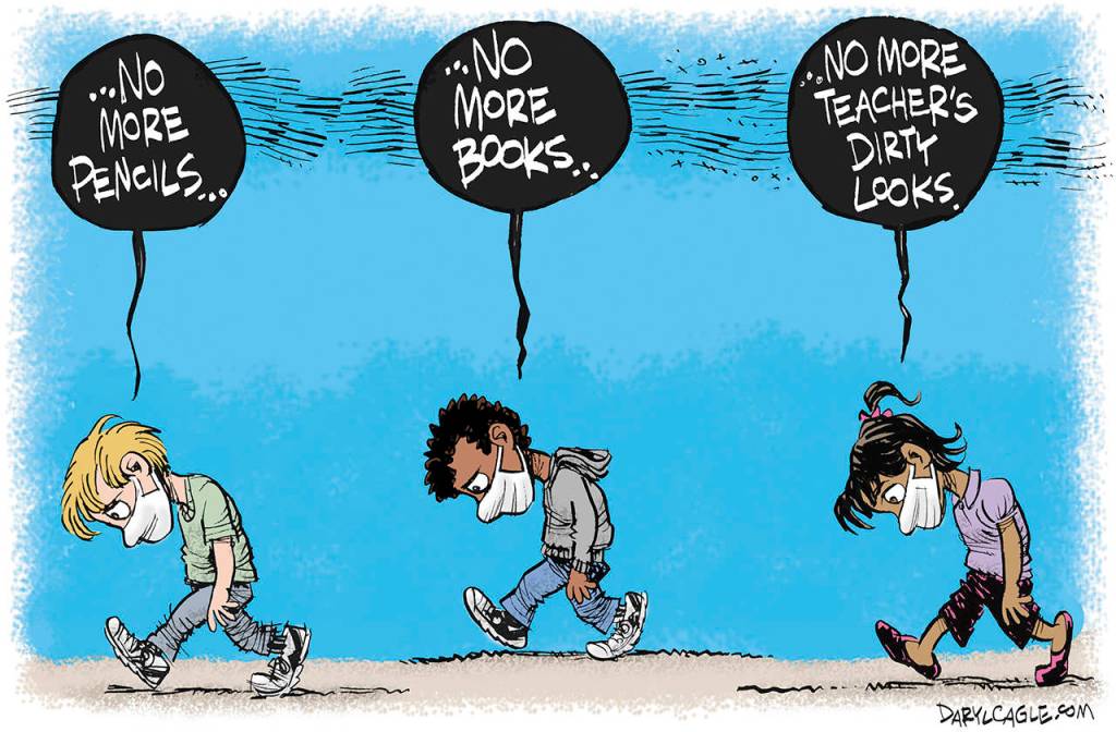 Editorial cartoons for Tuesday, May 26