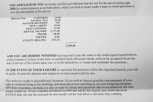 Firm accused of violating eviction ban agrees to restitution