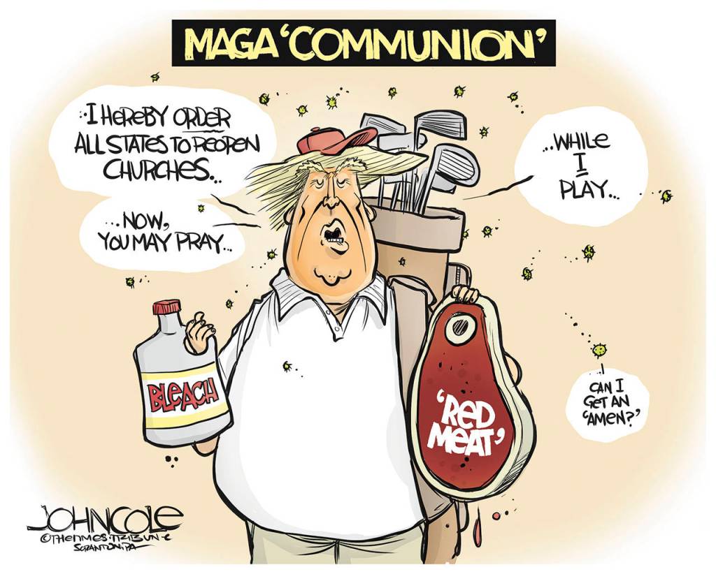 Editorial cartoons for Saturday, May 30