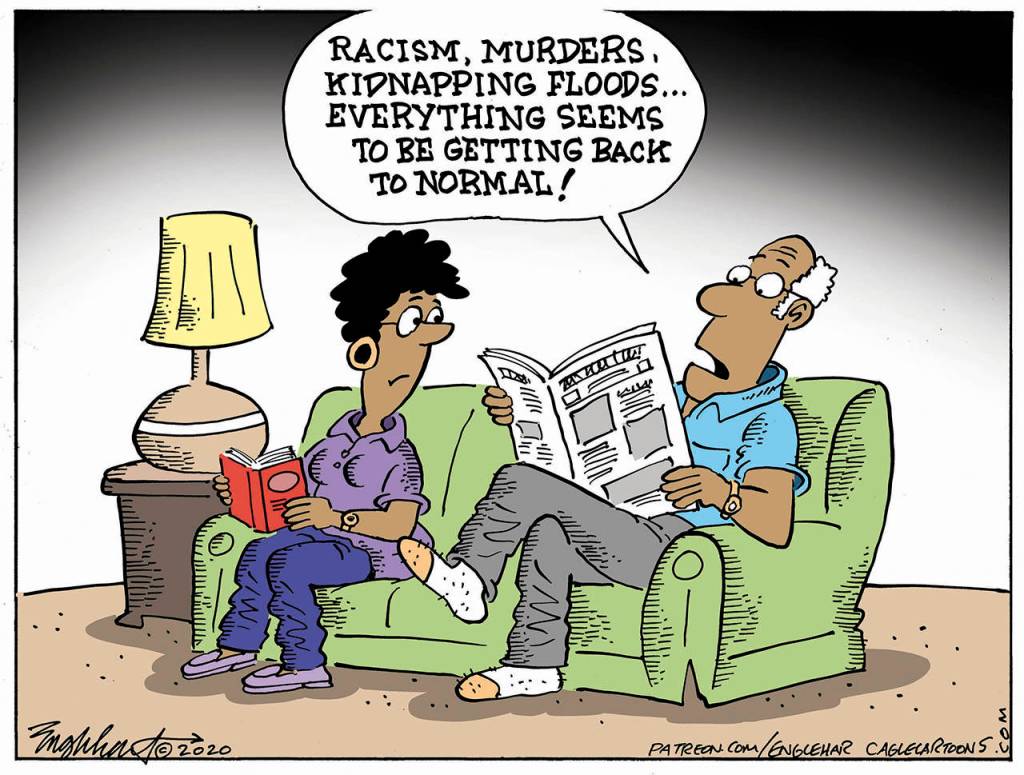 Editorial cartoons for Saturday, May 30