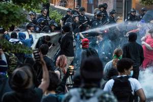 Curfews, confrontations follow police brutality protests