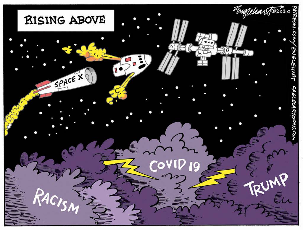 Editorial cartoons for Wednesday, June 3