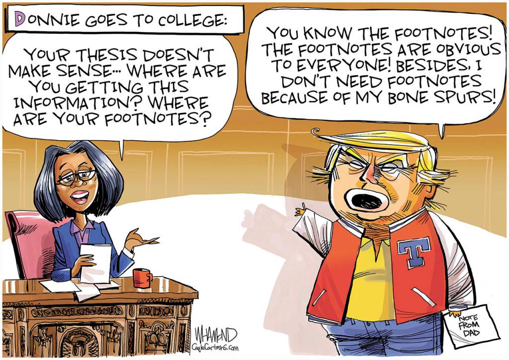 Editorial cartoons for Wednesday, June 3