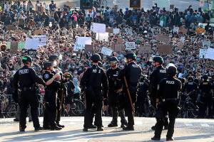 George Floyd protest turns chaotic on Seattle’s Capitol Hill